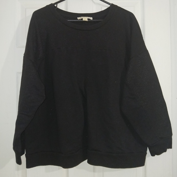 Michael Kors Sweaters - Michael Kors Black Sweatshirt 2XL Womens Monogrammed
